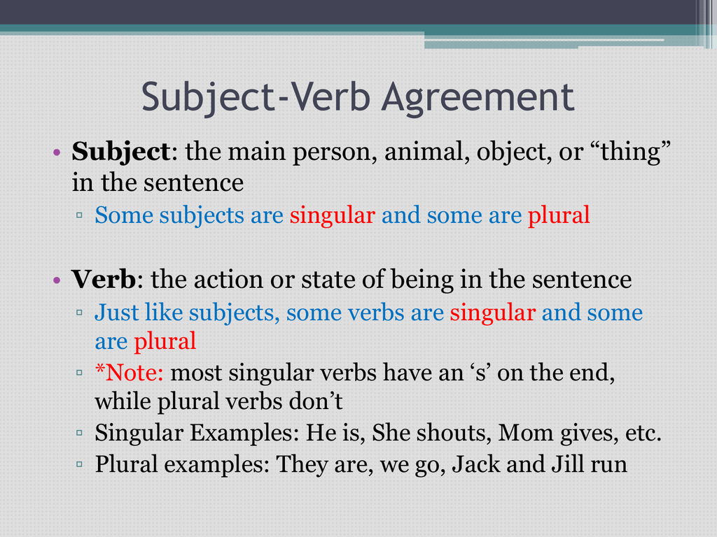 What Is The Subject Of A Sentence Poiabsolute