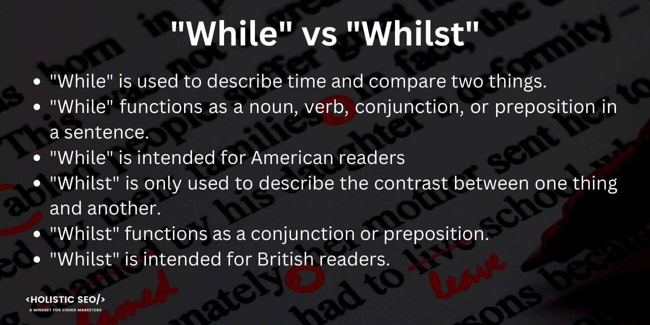 While Whilst Difference Between Them And How To Correctly 40 OFF