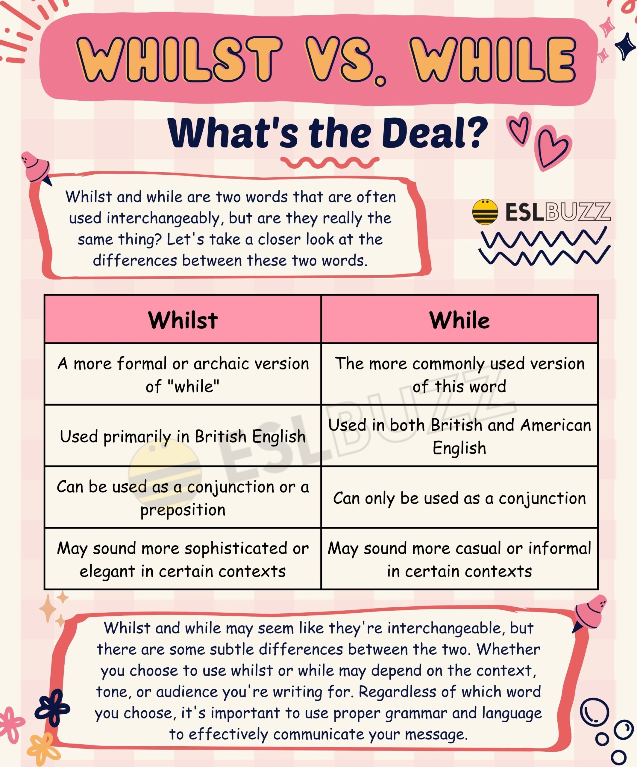 Whilst Vs While What 39 s The Difference Your Ultimate Guide To English 