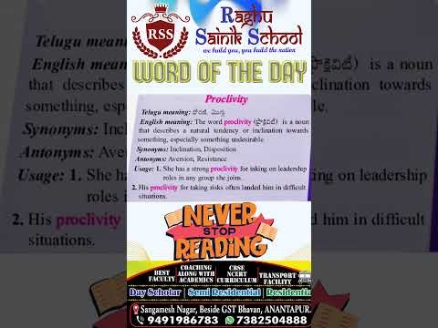  wordoftheday dailyenglishvocabulary Proclivity trendingshorts YouTube