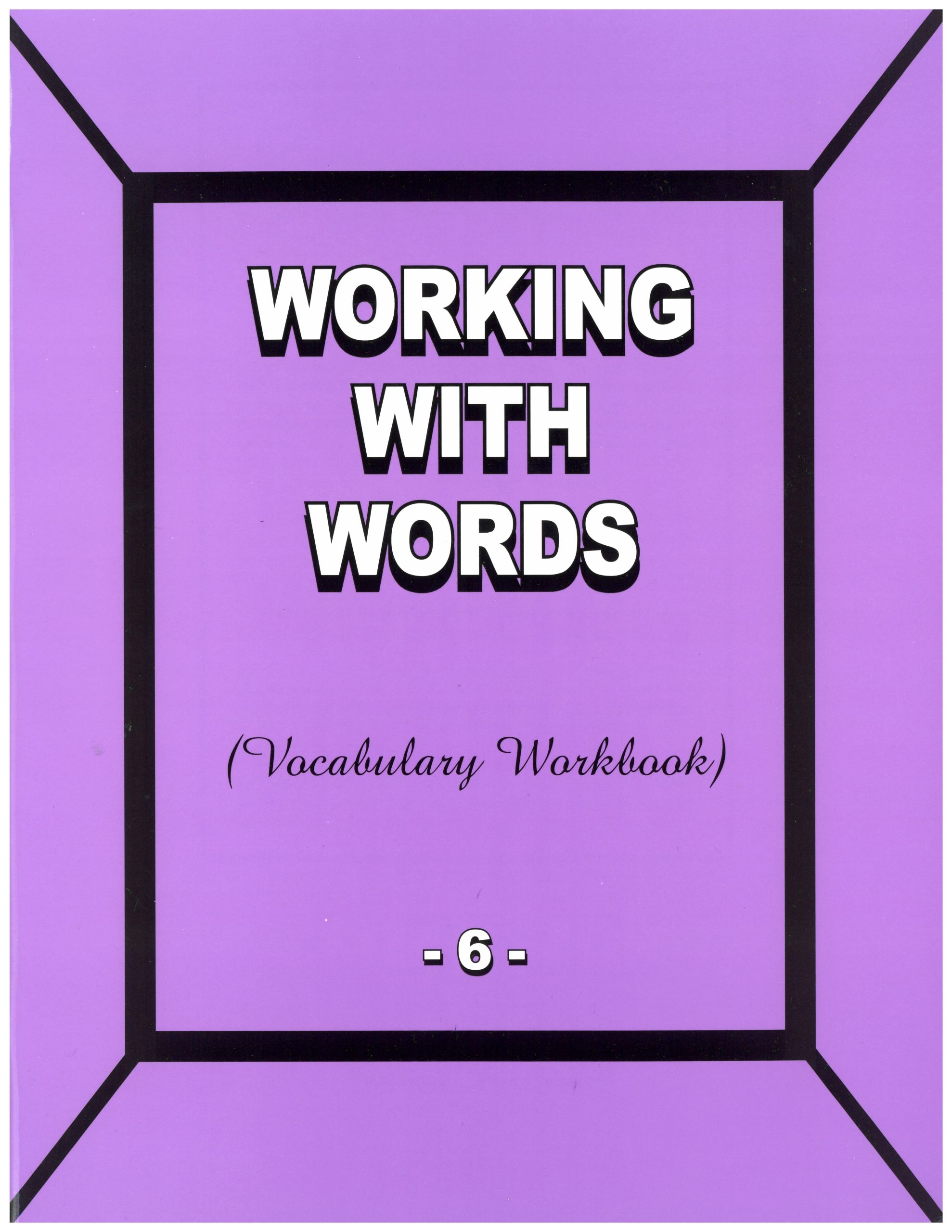 Working With Words 6 Vocabulary Workbook SCAIHS South Carolina 