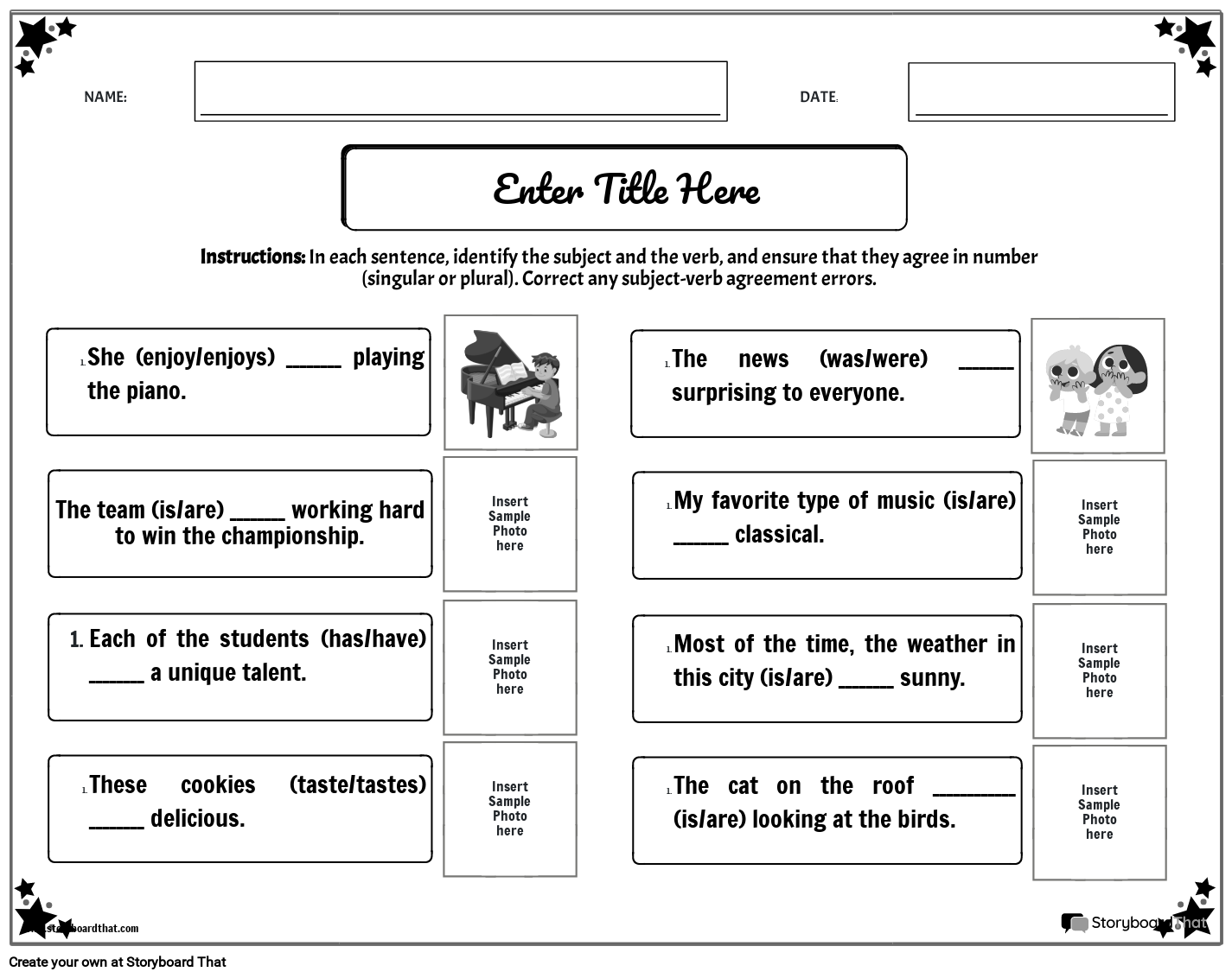 Writing Grammar Worksheets Christmas Grammar Worksheet