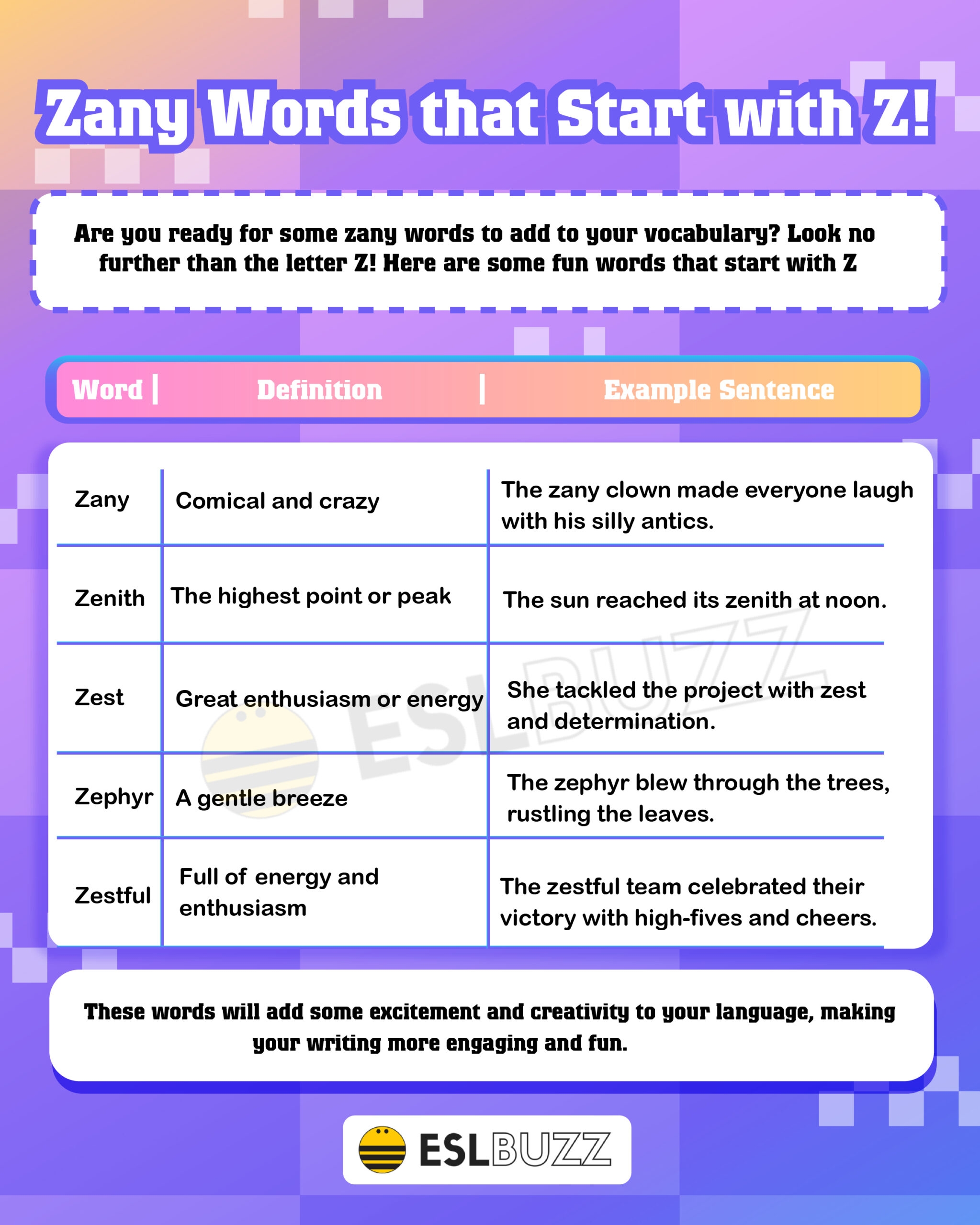 Z Words For Kids Boost Your Vocabulary And Writing Skills 50 OFF
