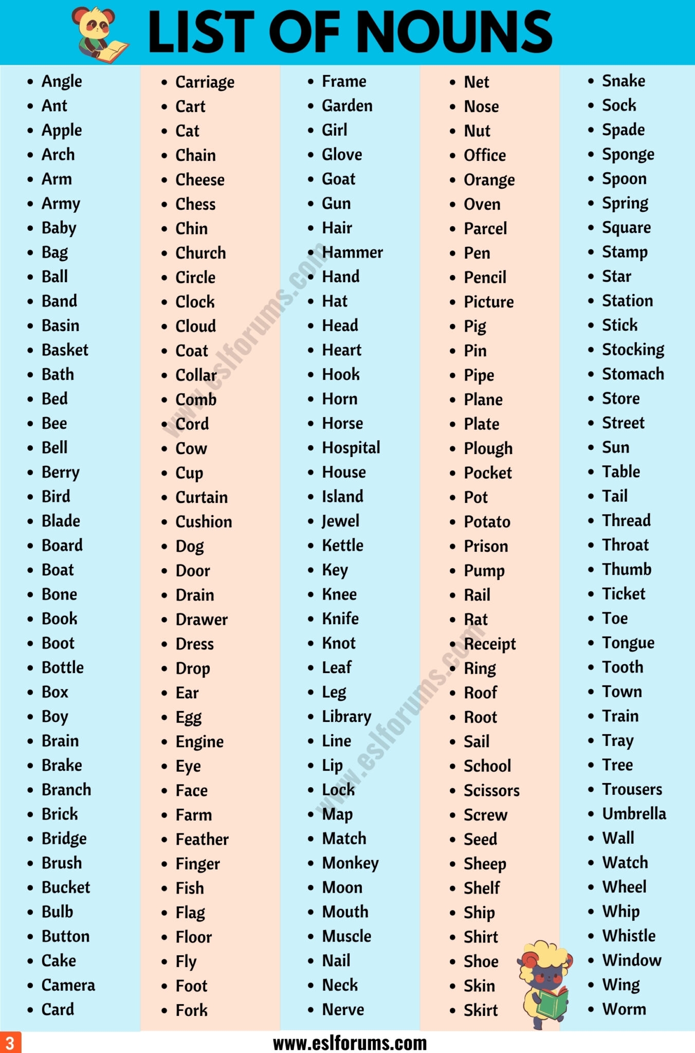 a words nouns